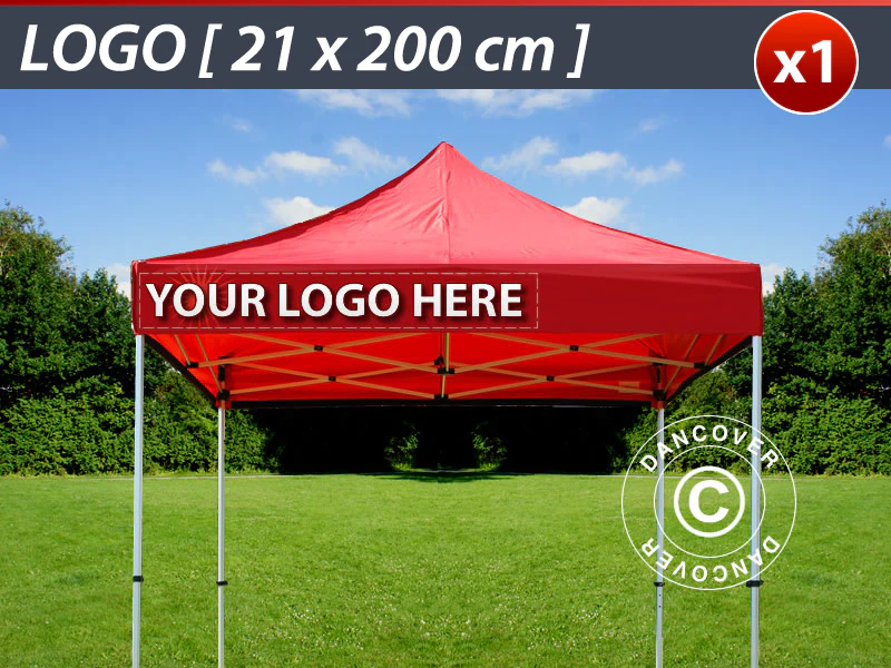 1 frisetryk 21x200cm til FleXtents, venstrestillet