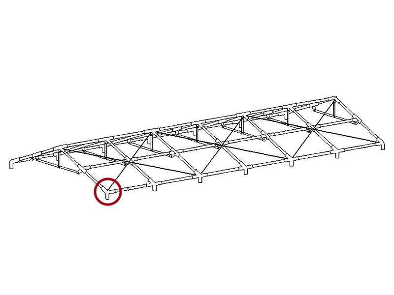 3-vejs samling, Ø42+Ø54mm, 110° - Image 3