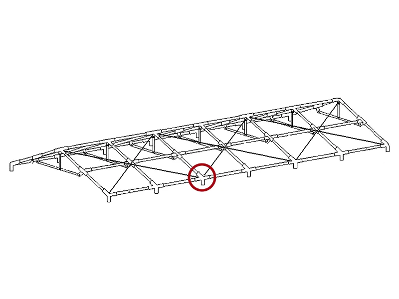 4-vejs samling, Ø42+Ø54mm, 110° - Image 3