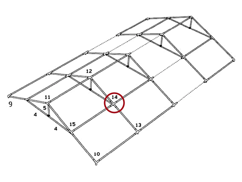 4-vejs samling, Ø42+Ø54mm, 180° - Image 4