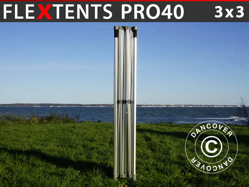 Aluminiumsstel til foldetelt FleXtents PRO 3x3m, 40mm