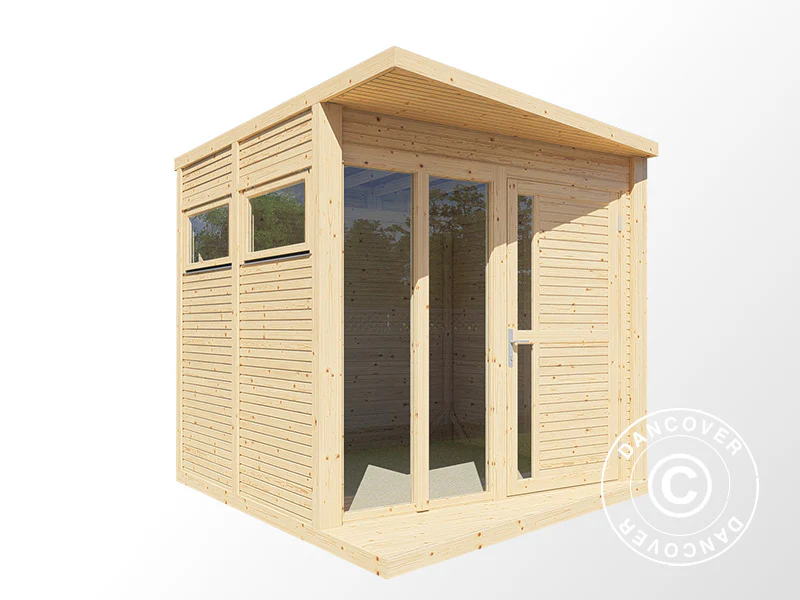 Anneks i træ, Bertilo Concept, 2,34x2,97x2,27m, Natur - Image 3
