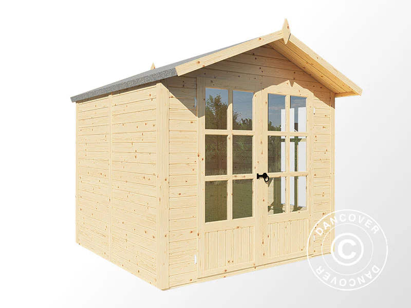 Anneks i træ, Bertilo Melrose, 2,02x2,07x2,15m, Natur - Image 4