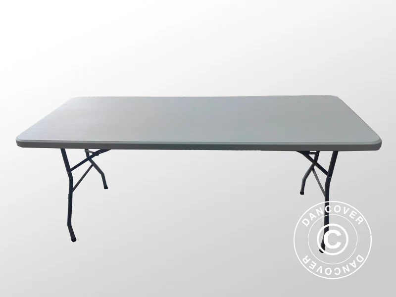 Banketbord 180x75x74cm, Lysegrå (1 stk.) - Image 4