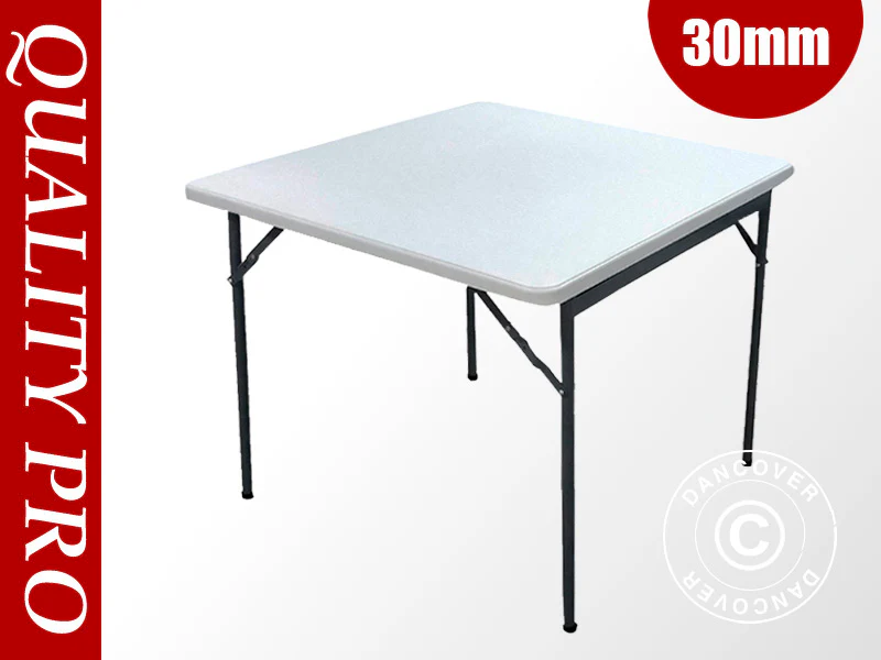 Banketbord 86x86x73cm, Hvid (1 stk.)