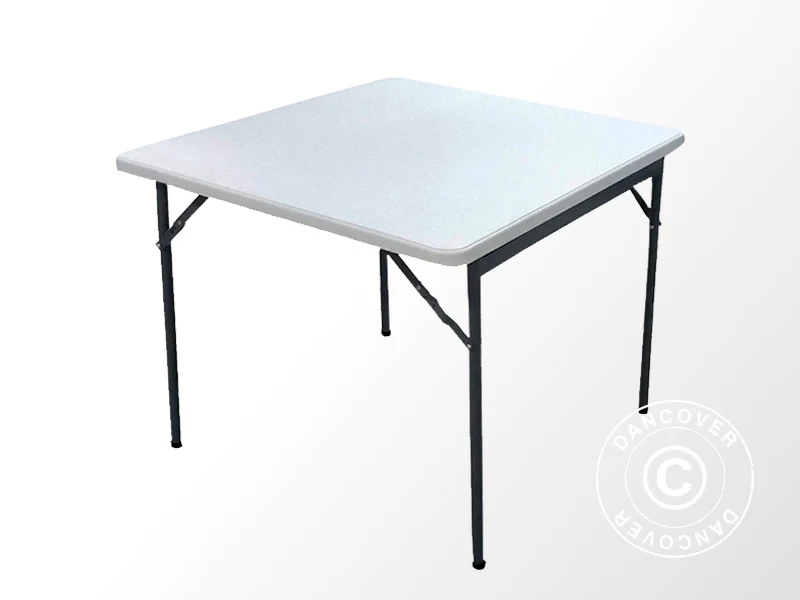 Banketbord 86x86x73cm, Hvid (1 stk.) - Image 2