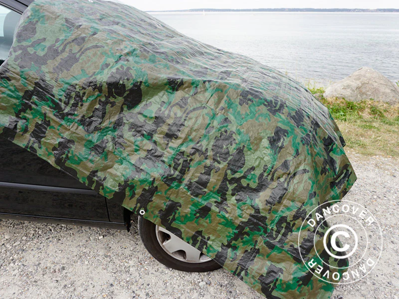 Camouflagepresenning Woodland 2,85x4m, 100g/m² - Image 12