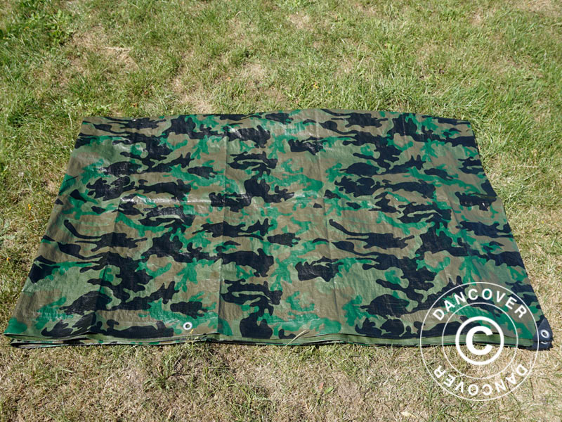 Camouflagepresenning Woodland 2,85x4m, 100g/m² - Image 17