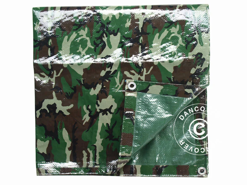 Camouflagepresenning Woodland 2,85x4m, 100g/m² - Image 3