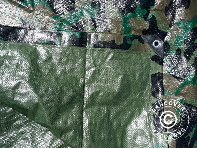 Camouflagepresenning Woodland 2,85x4m, 100g/m² - Image 5