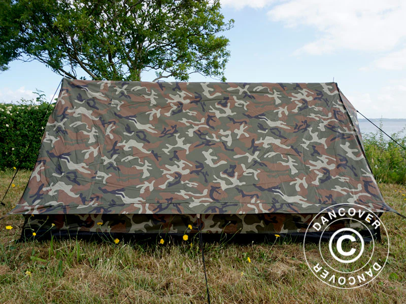 Camouflagetelt Woodland MINI PACK, 2 personer - Image 13