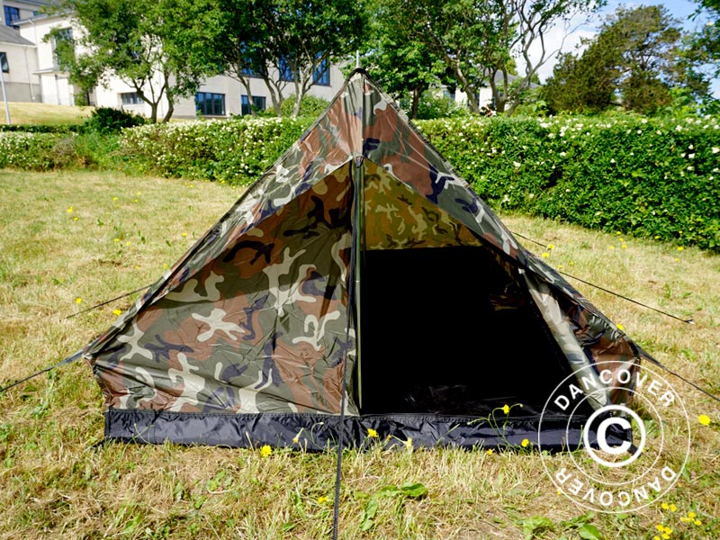 Camouflagetelt Woodland MINI PACK, 2 personer - Image 14