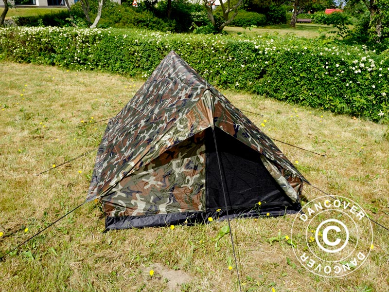 Camouflagetelt Woodland MINI PACK, 2 personer - Image 15