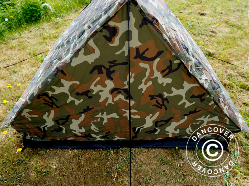 Camouflagetelt Woodland MINI PACK, 2 personer - Image 16
