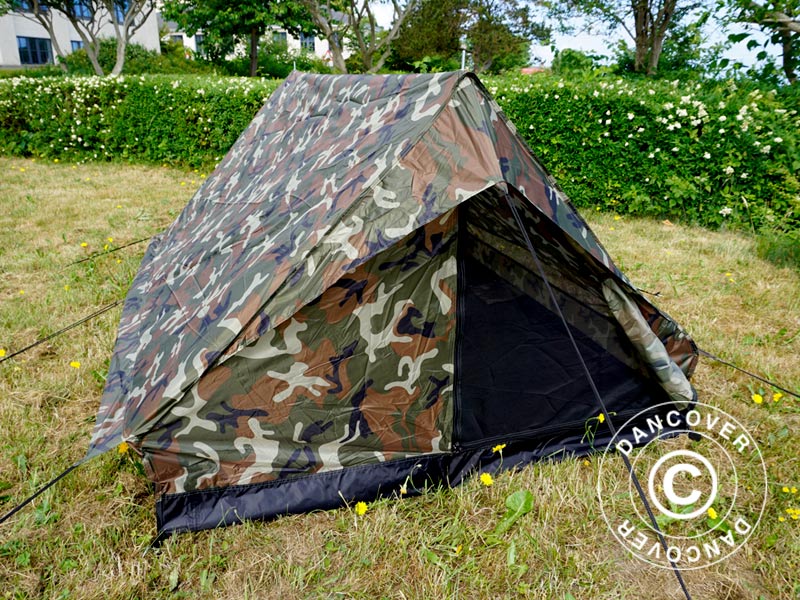 Camouflagetelt Woodland MINI PACK, 2 personer - Image 17