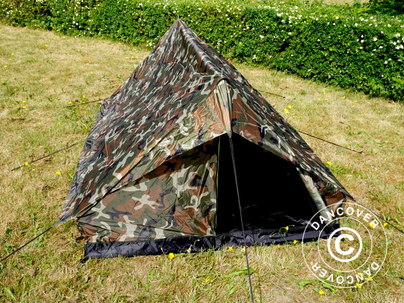 Camouflagetelt Woodland MINI PACK, 2 personer - Image 18