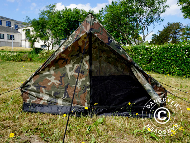 Camouflagetelt Woodland MINI PACK, 2 personer - Image 2