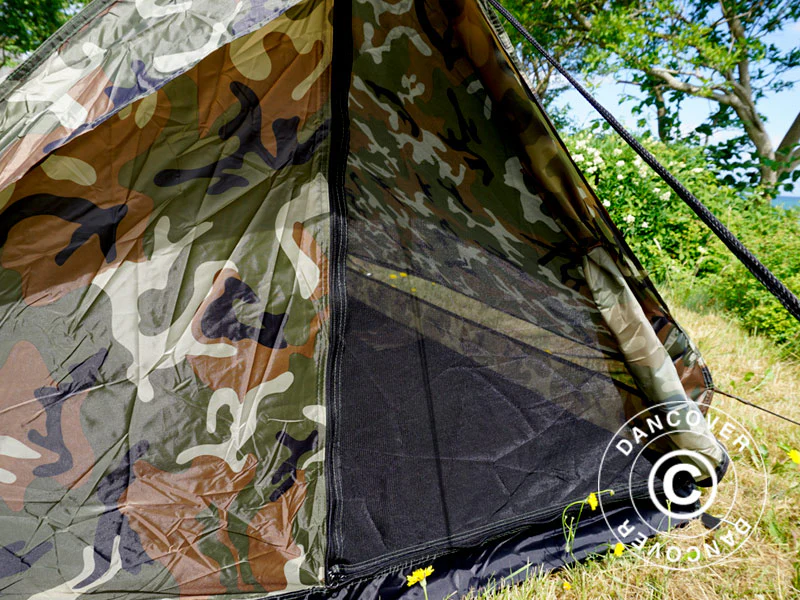 Camouflagetelt Woodland MINI PACK, 2 personer - Image 3