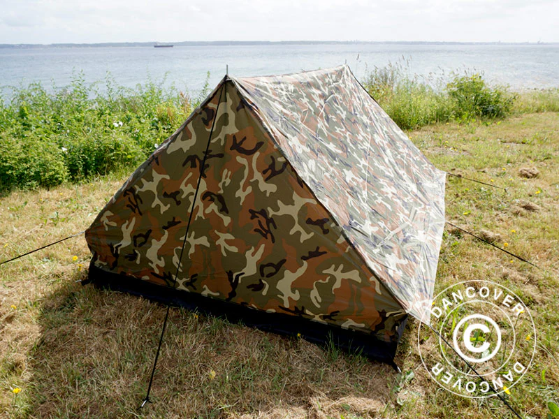 Camouflagetelt Woodland MINI PACK, 2 personer - Image 5
