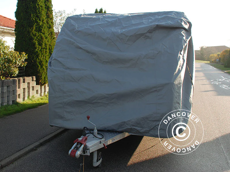 Caravan cover, 5,8x2,5x2,25m, Grå - Image 5