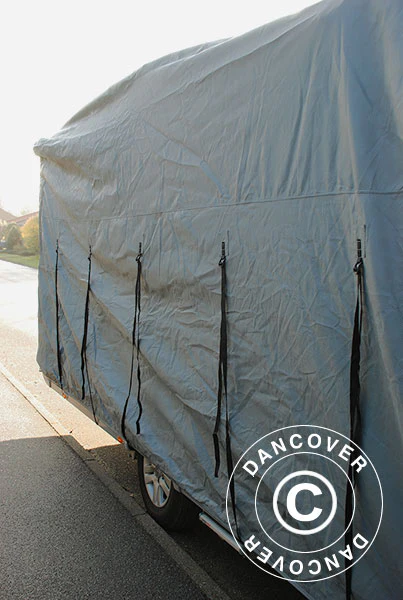 Caravan cover, 5,8x2,5x2,25m, Grå - Image 8