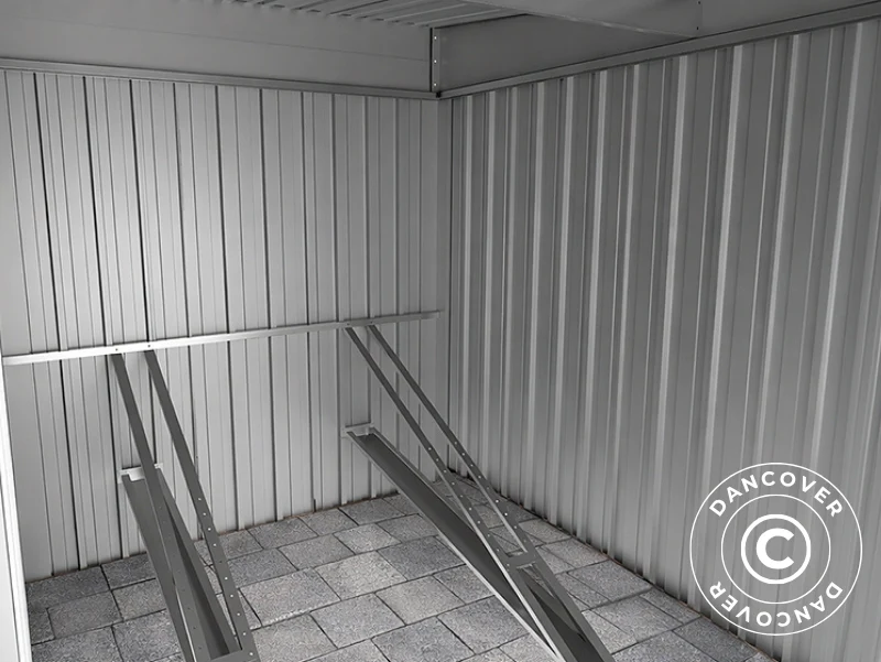 Cykelskur 1,38x2,17x1,65m, ProShed®, 2,99m², Antracit - Image 3