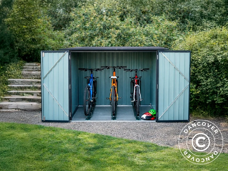 Cykelskur 2,06x2,04x1,63m, 4,2m2, ProShed®, Antracit - Image 3
