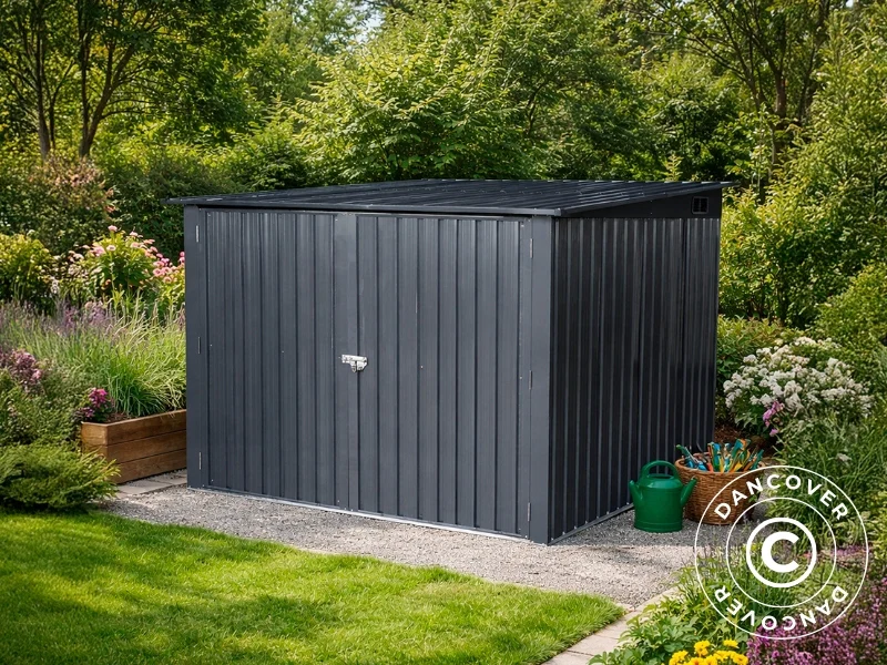 Cykelskur 2,06x2,04x1,63m, 4,2m2, ProShed®, Antracit - Image 4