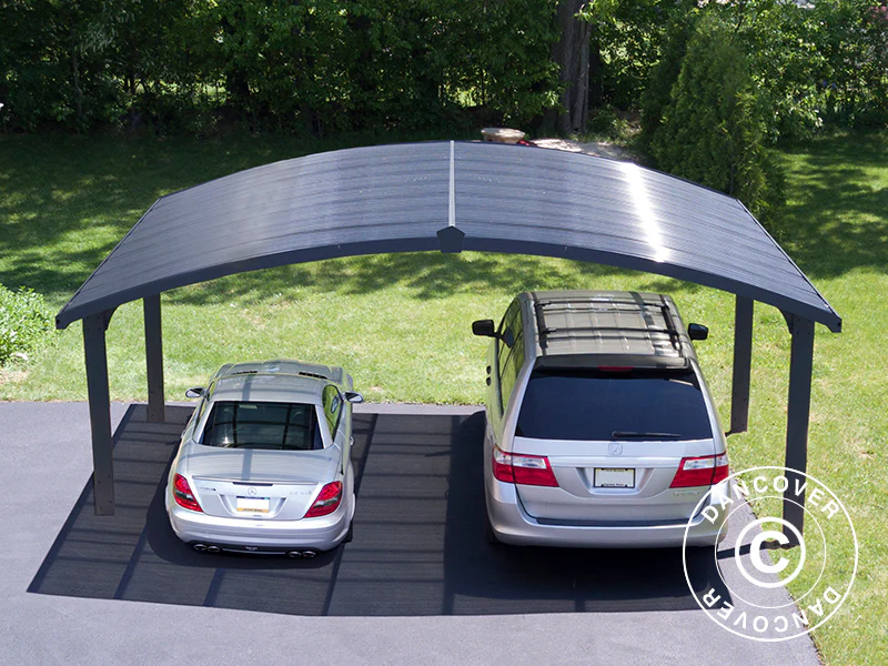 Dobbelt carport Arizona, 5,78x4,95m, Palram/Canopia, Grå - Image 2
