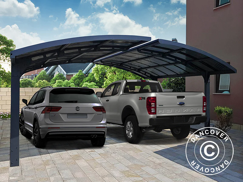 Dobbelt carport Arizona, 5,78x4,95m, Palram/Canopia, Grå - Image 3
