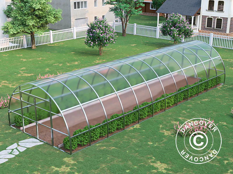 Drivhus polycarbonat, Strong NOVA 48m², 4x12m, Sølv - Image 3