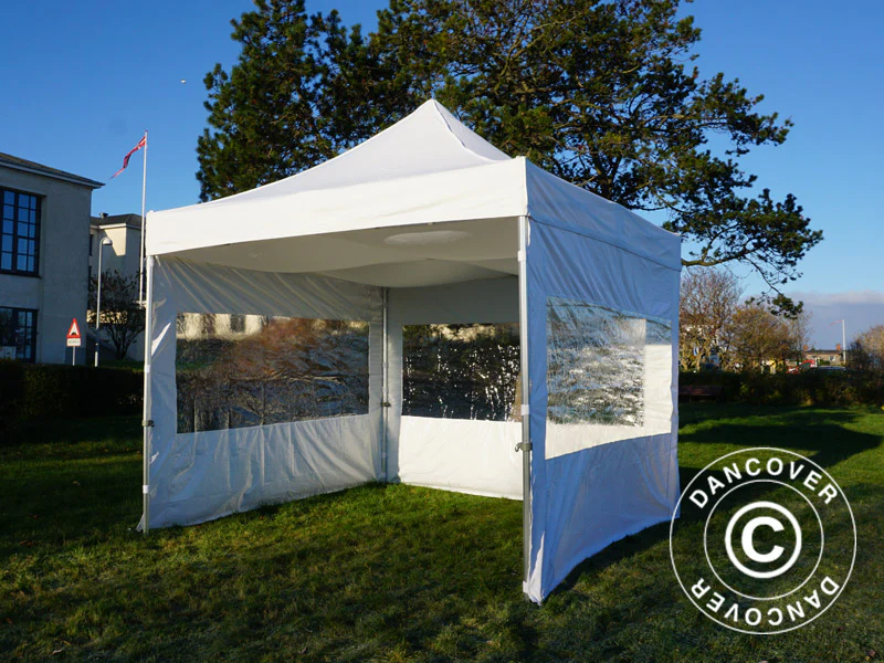 FleXtents loftdrapering, Hvid, til 3x3m Foldetelte - Image 21