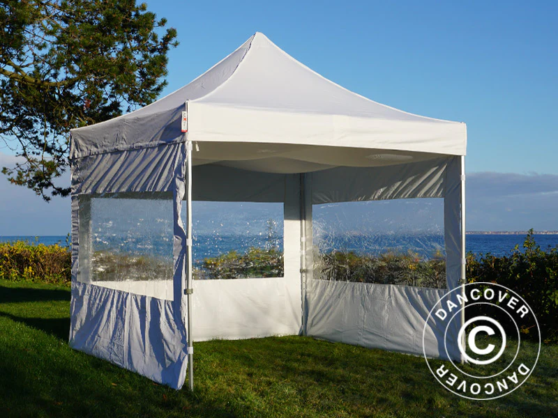 FleXtents loftdrapering, Hvid, til 3x3m Foldetelte - Image 34