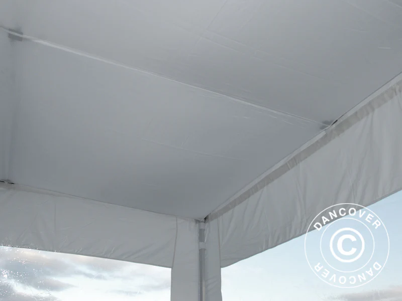 FleXtents loftdrapering, Hvid, til 3x3m Foldetelte - Image 4