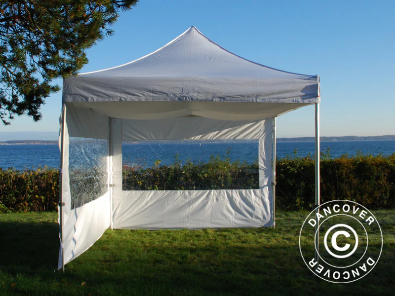 FleXtents loftdrapering, Hvid, til 3x3m Foldetelte - Image 40