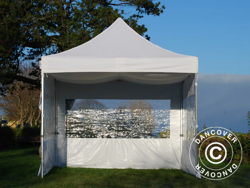 FleXtents loftdrapering, Hvid, til 3x3m Foldetelte - Image 6