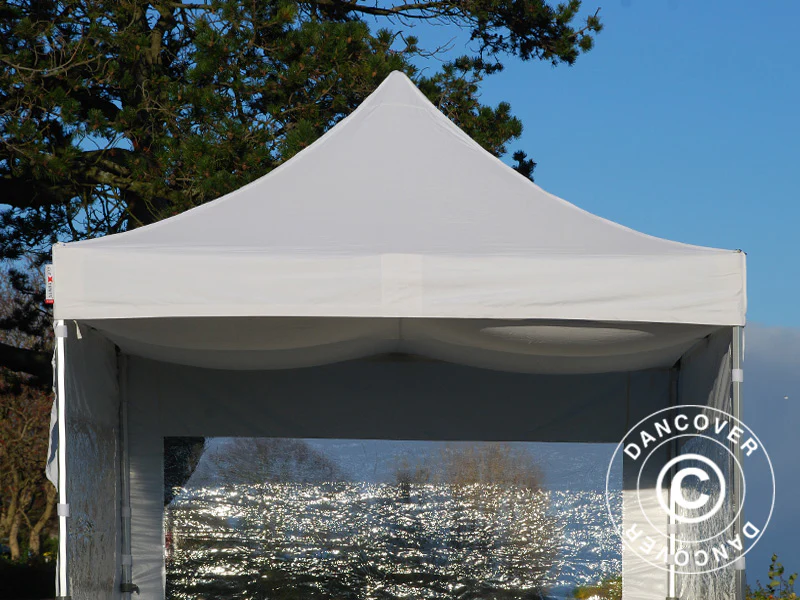 FleXtents loftdrapering, Hvid, til 3x3m Foldetelte - Image 8