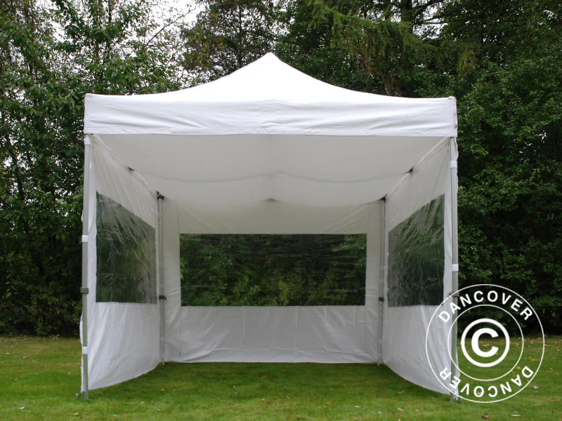 FleXtents loftdrapering, Hvid, til 3x3m Foldetelte - Image 9