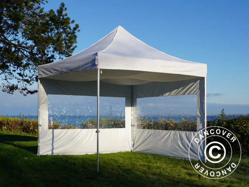 FleXtents loftdrapering, Hvid, til 4x4m Foldetelte - Image 18