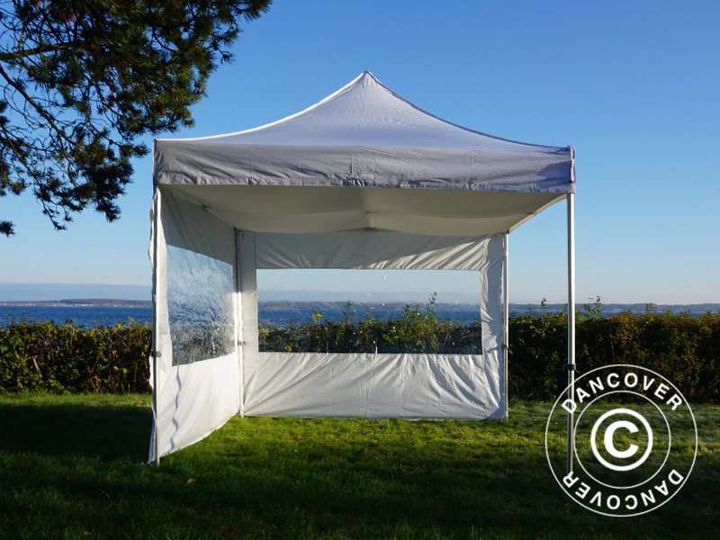 FleXtents loftdrapering, Hvid, til 4x4m Foldetelte - Image 19