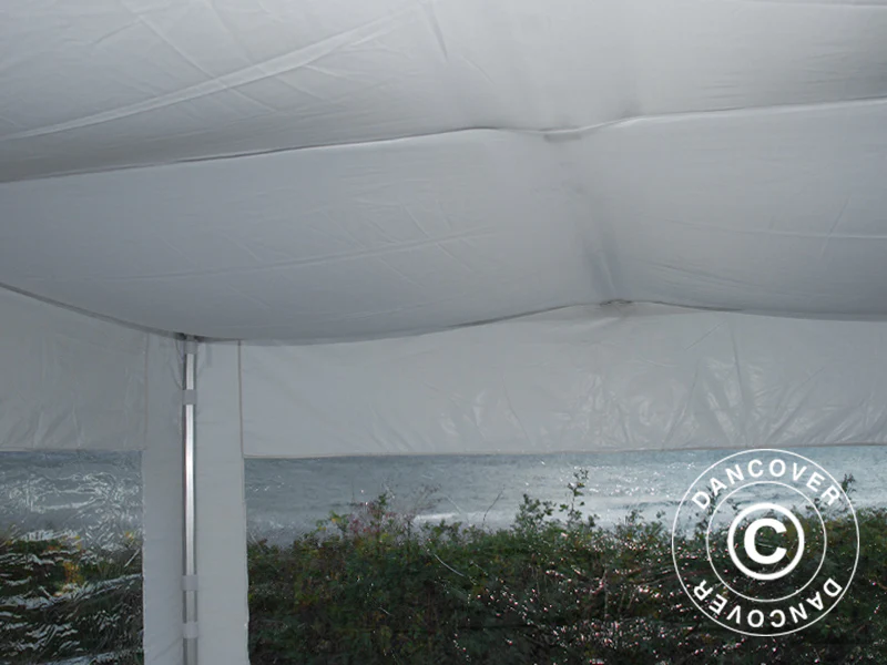 FleXtents loftdrapering, Hvid, til 4x4m Foldetelte - Image 37