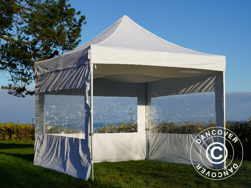 FleXtents loftdrapering, Hvid, til 4x4m Foldetelte - Image 43