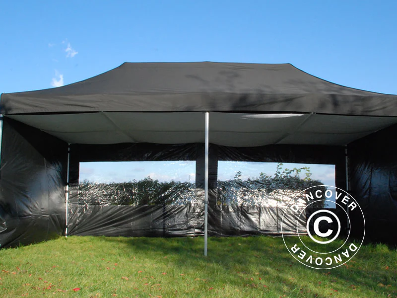 FleXtents loftdrapering, Hvid, til 4x8m Foldetelte - Image 3