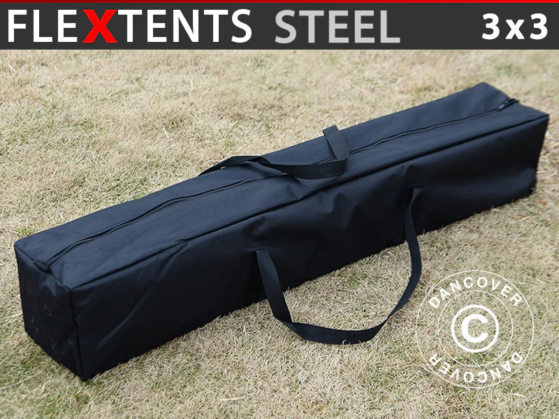 FleXtents Steel Bæretaske 3x3m, Sort