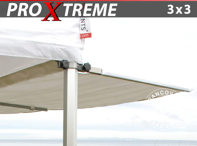 FleXtents Xtreme 50 3m udhæng, Hvid m/beslag