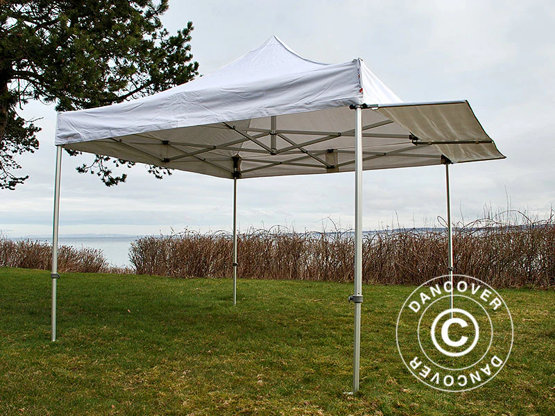 FleXtents Xtreme 50 3m udhæng, Hvid m/beslag - Image 2
