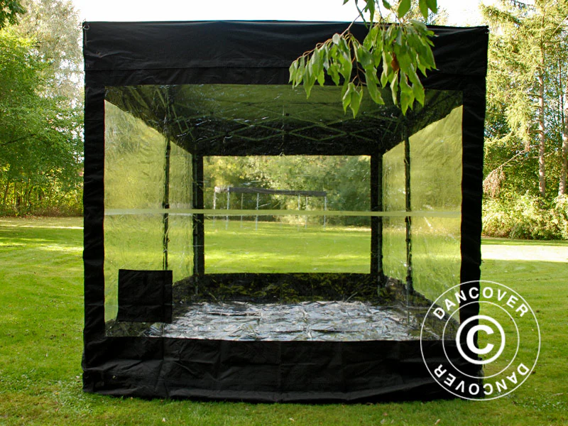 Foldegarage FleX Carcover, 3x6m, Sort - Image 2