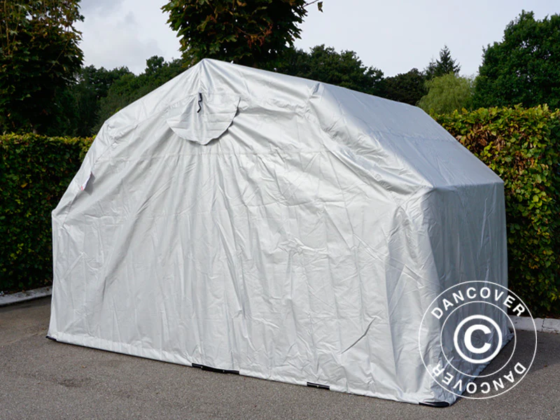 Foldegarage (MC), 1,88x3,45x1,9m, Grå - Image 14