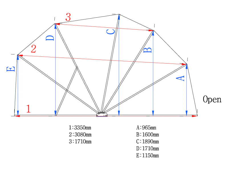 Foldegarage (MC), 1,88x3,45x1,9m, Grå - Image 16