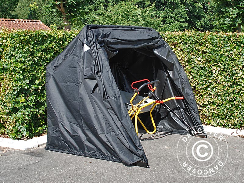 Foldegarage (MC), 1,88x3,45x1,9m, Sort - Image 9